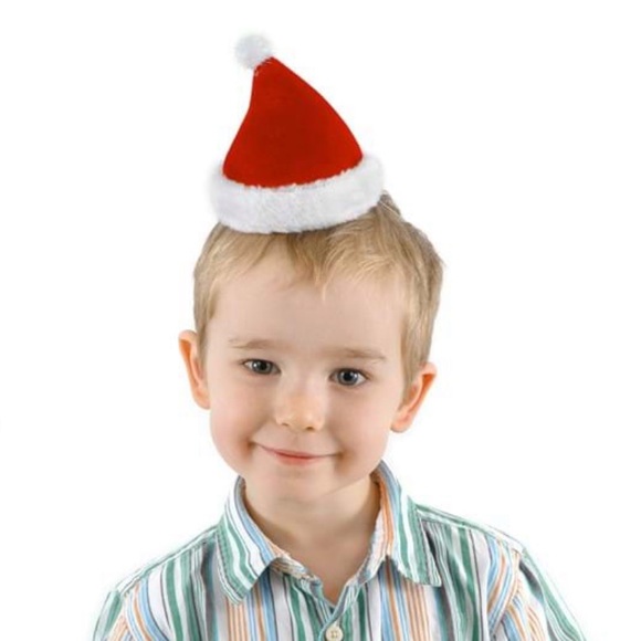 Mini Santa Costume Hat Headband - Picture 2 of 9